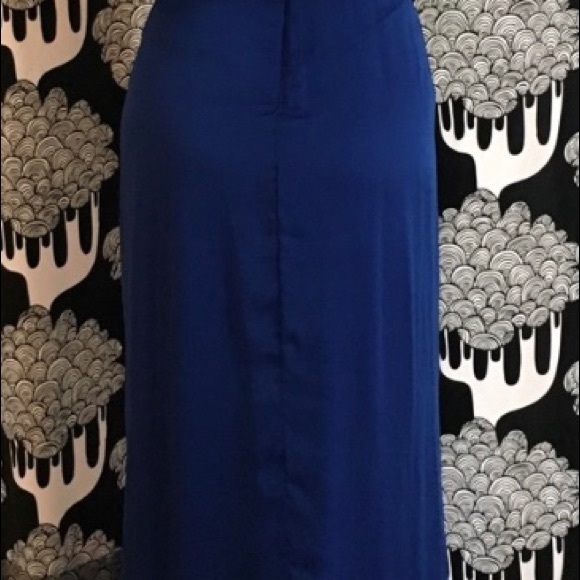 Gorgeous Tadashi Shoji  Iridescent Blue Evening Gown 8 - Picture 4 of 12